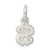 Sterling Silver Dollar Sign Charm QC3137