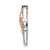 10K Two-tone White & Rose Diamond Cross Chain Slide PM8482-003-1WRA