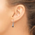Sterling Silver Rhodium-plated Smoky Quartz and Diamond Earrings QE10213SQ