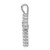 14k White Gold 1/4ct. Diamond Latin Cross Pendant PM4973-025-WA