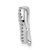 Sterling Silver Rhodium Diam. Awareness Ribbon Pendant QDX189