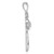 14k White Gold Heart Cross Mounting PM4993-001-W