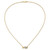 14K Lab Grown VS/SI FGH Dia and Created Blue Sapphire Fish Necklace PM9690-CSA-025-YLG