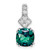 14K White Gold Lab Grown VS/SI FGH Dia & Created Alexandrite Pendant PM7515-CAX-020-WLG