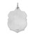 Sterling Silver Rhodium-plated Saint Michael Badge Medal QC5624