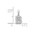 14K  White Gold Diamond Letter B Initial with Bail Pendant PM9797B-009-WA