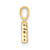 14K  Diamond Letter B Initial with Bail Pendant PM9797B-009-YA