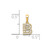 14K  Diamond Letter B Initial with Bail Pendant PM9797B-009-YA