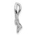 14k White Gold Polished Butterfly Diamond Chain Slide PM8522-020-WA
