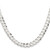 Sterling Silver 7.8mm Concave Beveled Curb Chain QCBC200-24