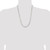 Sterling Silver 7.8mm Concave Beveled Curb Chain QCBC200-24