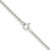 Sterling Silver 1.8mm Solid Rope Chain QDR035-16