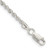 Sterling Silver 2.3mm Solid Rope Chain QDR040-7