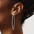 Sterling Silver Rhodium-plated Threader Earrings QE13593