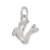 Sterling Silver Gymnast Charm QC756