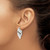 Sterling Silver Polished Triple Twisted Oval Hoop Earrings QE15933