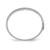 Sterling Shimmer Sterling Silver Rhodium-plated 137 Stone CZ Hinged Bangle Bracelet QB1345