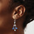 Sterling Silver Polished Amazonite/ Crystal / Lapis / FWC Pearl Dangle Earr QE2560
