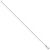 Sterling Silver 1.25mm Cable Chain Anklet QCL035-9