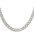 Sterling Silver 8.3mm Pav Curb Chain QCF220-26