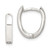 Sterling Silver Oval Hinged Hoop Earrings QE3281