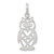 Sterling Silver Owl Charm QC4051