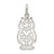 Sterling Silver Owl Charm QC4051