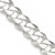 Sterling Silver 14mm Beveled Curb Chain QFB350-26