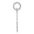 Sterling Silver Rhodium-plated Confirmation Disc Charm QC2388