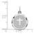 Sterling Silver Rhodium-plated Confirmation Disc Charm QC2388