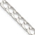 Sterling Silver 6.25mm D/C Square Curb Chain QFOC220-24