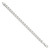 Sterling Silver 7.4mm D/C Flat Anchor Curb Chain QFAN200-8