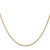 14K 22 inch 1.5mm Regular Rope with Lobster Clasp Chain 012S-22