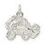 Sterling Silver Race Car Charm QC1037