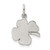 Sterling Silver Antiqued 4-Leaf Clover Charm QC6996