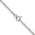 Sterling Silver 1.4mm Figaro Chain QFG040-20