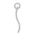 Sterling Silver Fork Charm QC7050