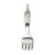 Sterling Silver Fork Charm QC7050