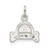 Sterling Silver Enameled I Love My Dog Charm QC7149