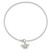 Sterling Silver 10inch Solid Polished Butterfly Anklet QG441-10