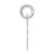 Sterling Silver Polished Enamel Hope Pendant QC7492