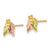 10k Tri-color Black Hills Gold Post Earrings 10BH644