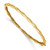 14k Bamboo Design Diamond Hinged Bangle BM3698-025-YA