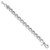 Sterling Silver Rhodium Plated Polished Link Bracelet QG5004-8