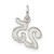 Sterling Silver Polished 25 Charm QC8532