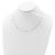 Sterling Silver Polished 5-Station CZ Necklace QG3642-18