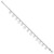 Sterling Silver 8 in Plus 1in Ext Polished Heart Anklet QG2813-9