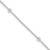 Sterling Silver 9in Plus1.5 in ext Polished Anklet QG2755-9