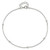 Sterling Silver 9in Plus1.5 in ext Polished Anklet QG2755-9