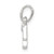 Sterling Silver Letter A with Enamel Pendant QC7935A